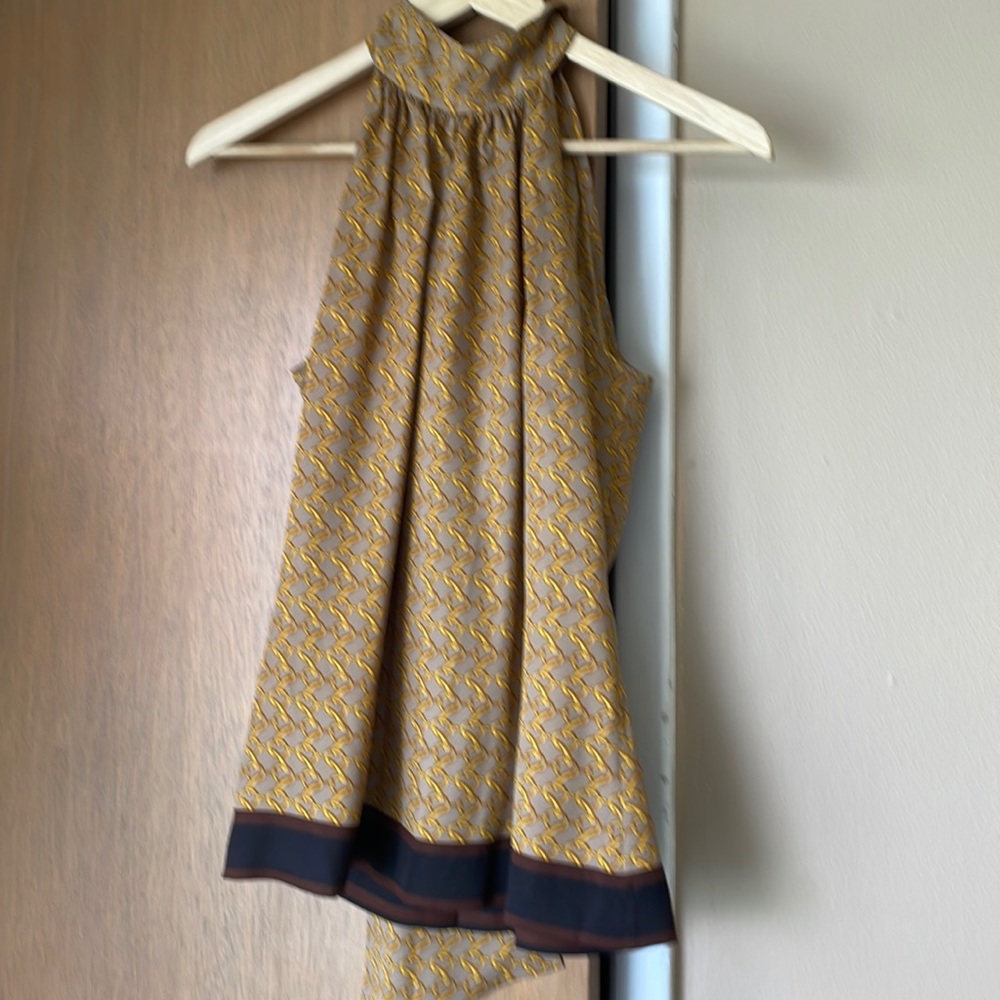 Vintage Michael Kors silk halter, not part of his new collection. Made in Italy